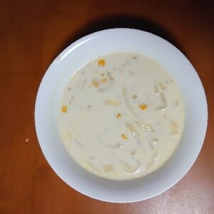 【ホットクック】コーン缶まるごと！コーンポタージュ